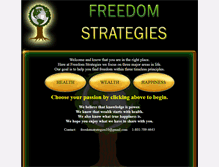 Tablet Screenshot of freedomstrategies.com